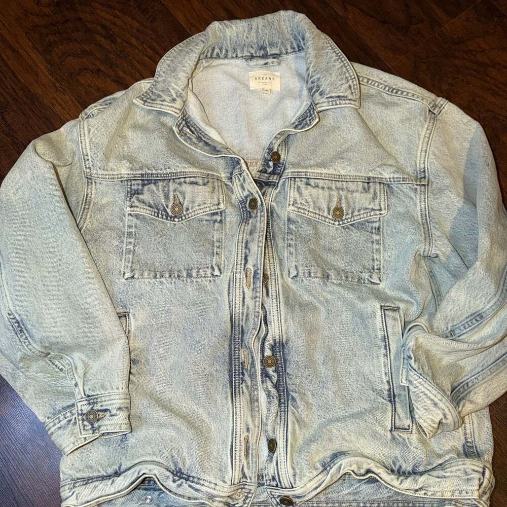 Sézane Denim Jacket Size 40 FR